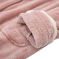 thumbnail image 6 of Besolor Womens Winter Plush Pajamas Sets 2 Piece Outfits Cozy Fuzzy Long Sleeve Button down Tops and Pants Sets Sleepwear Pink, 6 of 9