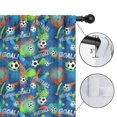 thumbnail image 4 of Blackout Kids Curtains,Football and Splash Blue Pattern Children's Insulated Curtains Set Of 2,Bedroom Essentials,Toddler Room Decor 42"x63", 4 of 5