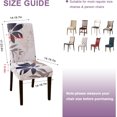 thumbnail image 3 of Dining Room Chair Covers Slipcovers Set of 6, Stretch Kitchen Chair Covers Washable Spandex Parsons Chair Slipcover, Removable Dining Seat Protector for Home or Party, 3 of 6