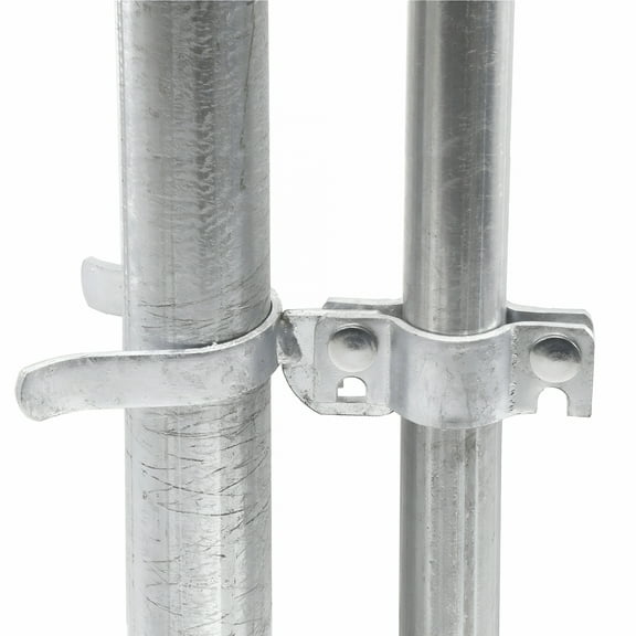 TALENO Chain Link Fence Gate Latch 1 3/8" x 2" [1 7/8" OD] | Galvanized Pressed Steel