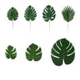 thumbnail image 3 of Exhibiciones florales Wosthever 10 bolsas con plantas simuladas y hojas traseras de tortuga, 3 of 6
