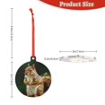 thumbnail image 3 of Pofeuu Squirrels Eating Peanuts On The Tree Print Christmas Decorations Christmas Ornaments Round Acrylic Flat Hanging Pendant Xmas Hanging Decoration-Round Shape, 3 of 7