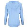 thumbnail image 3 of Women's Cutter & Buck Powder Blue Cincinnati Reds Coastline Epic Comfort Eco Recycled Long Sleeve Hoodie T-Shirt, 3 of 3