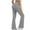 Grey, variant on LLYWEY Flare Leggings for Women Seamless Butt Lift Leggings Solid Pull on High Waisted Workout Running Yoga Pants Flare Leg Athletic Sweatpants Navy S