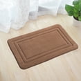 thumbnail image 5 of Dopebox Super Absorbent Non Slip Bath Rug, Absorbent Shower Mat, Thin Under Door Bathroom Rug, Rubber Mat for Shower, for Bathroom Floor Tub and Shower (Coffee), 5 of 6
