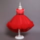thumbnail image 3 of Vestido de princesa, vestido de malla con flores, vestido esponjoso, sin mangas, vestido de piano, 3 of 5