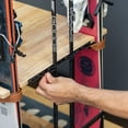 thumbnail image 4 of Teal Triangle Freestanding Ski Organizer, Floor Stand Storage Rack for 4 Skis, Poles, Boots, Bags, and More, 4 of 5