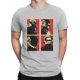 thumbnail image 5 of Camisetas de algodón con cuello redondo y manga corta para hombre, con diseño de banda de producción electrónica y humor., 5 of 7