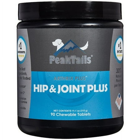 UPC: 0693554012010 | PeakTails Hip and Joint Plus 90 Chewable Tablets
