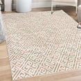 thumbnail image 1 of Greek Decorative Rug, Tile Mosaic Design Pattern in Antique Meander and Camo Design Effect Artwork Print, Quality Carpet for Bedroom Dorm and Living Room, 6 Sizes, Pale Rust, by Ambesonne, 1 of 4