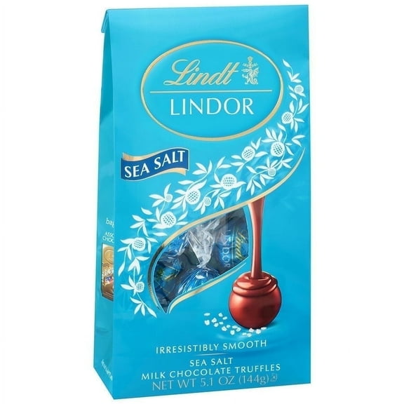 Lindt Lindor Sea Salt Truffles Bag 5.1oz