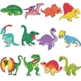 thumbnail image 1 of 12 pegatinas de pintura de dinosaurio de diamante para niños, juego de bricolaje, juego de pintura para niños, talla única para adultos, 1 of 5