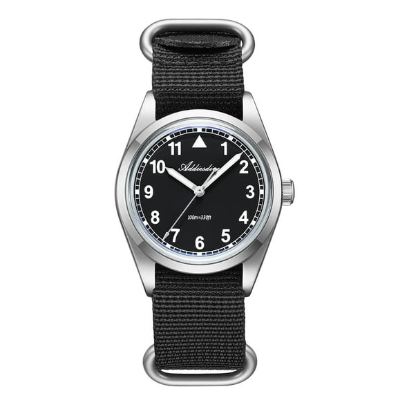 ADDIESDIVE Men's Diver Watch - 36mm Japanese VH31 Quartz Watch, 316L Stainless Steel, 100m Waterproof, Analog Watches with Luminous Military Style for Men