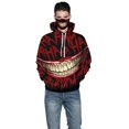 thumbnail image 1 of Chandails à Capuchon à Capuche pour Hommes et Femmes, Motif Imprimé 3D Réaliste, Sweat à la Mode avec Poche, 1 of 6
