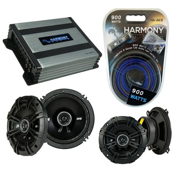 Fit GMC Sierra 2007-2013 Factory Speaker Replacement Kicker DSC65 DSC5 HA-A400.4