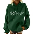 thumbnail image 2 of Aloohaidyvio Christmas Hoodies,Womens Hooded Sweatshirts Printing Long Sleeve Pocket Pullover Shirt, 2 of 5