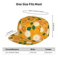 thumbnail image 2 of Adjustable Baseball Cap, Sweet Cute Orange Flat Bill Trucker Flat Brim Hats Dad Hat for Men Women - Snapback Hat Adjustable Size, 2 of 7