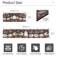 thumbnail image 3 of Yayeee Faucet Mat for Kitchen Sink 14.7" Diatomite Long Splash Guard Pad, Black Chocolate Cakes, 3 of 7