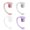 Multicolor, variant on Opvise 4Pcs Silicone Straw Cover Set for 20oz 30oz 40oz Tumblers Easy to Clean Cute Durable Straw Topper Hats Multicolor