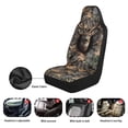 thumbnail image 6 of XYZCANDO Deer Car Seat Covers 2 Pcs Camo Forests Car Seat Cover for Front Seats Anti-Slip Back Fabric Automotive Interior Seats Covers Universal Fit for Most Cars SUVs and Sedans, 6 of 7