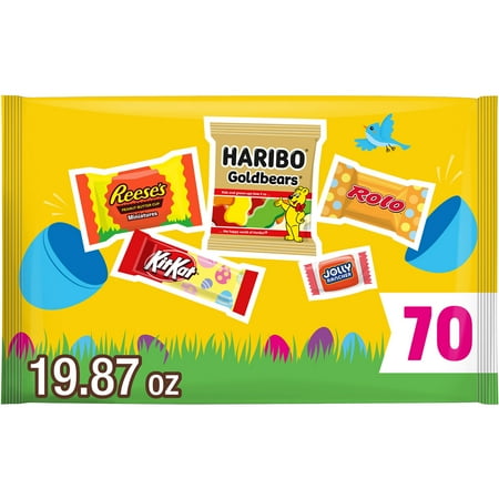 Hershey Assorted Flavored Easter Candy, Bag 19.87 Oz, 70 Pieces