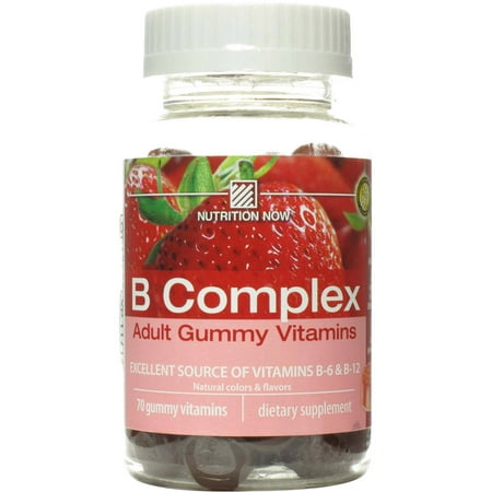 Nutrition Now B complexe gommeux Vitamines gélifiés, 70 CT