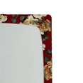 thumbnail image 3 of Ambesonne Floral Fitted Sheet, Retro Botanical Pattern Wild, Queen Size, Ruby Amber Grey Teal, 3 of 5