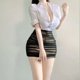 thumbnail image 1 of Uniforme de secretaria OL Sexy, disfraz de Cosplay, trajes de profesor, camisa, minifalda de cuero, traje de juego de rol, ropa de club nocturno, Halloween, 1 of 5