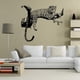 thumbnail image 4 of Vinilos decorativos LEOPARDO negro (48x80cm) I Vinilo decorativo sabana África animales salvajes rama árbol I Decoración para salón dormitorio cocina pasillo dormitorio adulto moderno adolescente TUNC  Sencillez, 4 of 5