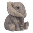 thumbnail image 4 of Decoración de jardín al aire libre, estatua de elefante de resina, manualidades, figuras de resina de animales, estatua de elefante bebé, eficiencia óptima, 4 of 8