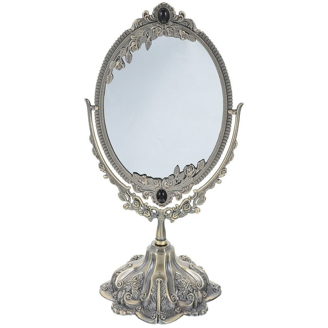 MasteelfCA Double-side Desktop Mirror Wedding Vanity Makeup European Style Cosmetic Mirror