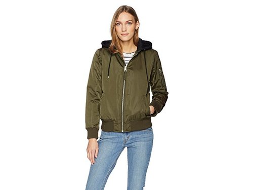 levi's flight satin bomber jacket