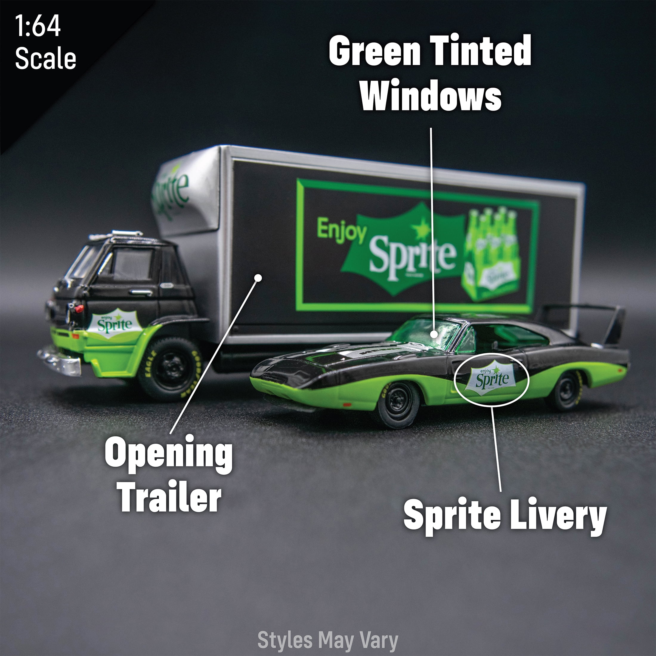 M2 Machines 56000 Coca-Cola Hauler 1:64 Scale Diecast Toy Cars & Trucks (2-3 Vehicles, Styles May Vary)