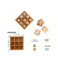 thumbnail image 4 of 1Pcs Classic Wooden Tic Tac Toe Game Set Suitable For All Ages Perfect Family Game Night Home Decor Suitable For Coffee Table Living Room And, 4 of 4