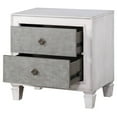 thumbnail image 7 of Acme Furniture ACME Katia Nightstand, Rustic Gray & White Finish, 7 of 7