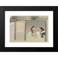 thumbnail image 2 of Kamisaka Sekka 14x11 Black Modern Framed Museum Art Print Titled - Fulling Silk (Uchiginu) (1909-1910), 2 of 5