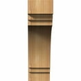 thumbnail image 2 of 3 1/2"W x 12"D x 12"H Pescadero Smooth Corbel, Western Red Cedar, 2 of 9