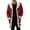 Red, variant on uikmnh Mens Jackets Men Plus Size Winter Coat Lapel Collar Long Sleeve Padded Leather Jacket Thicken Coat Sheepskin Jacket Size:5XL