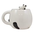 thumbnail image 2 of Ebros Giant Panda Bear Ceramic Coffee Mug With Sleeping Cub Latch On Spoon Set, 2 of 7