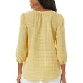 thumbnail image 2 of Jones New York Womens Eyelet 100% Cotton Tunic Top, 2 of 2