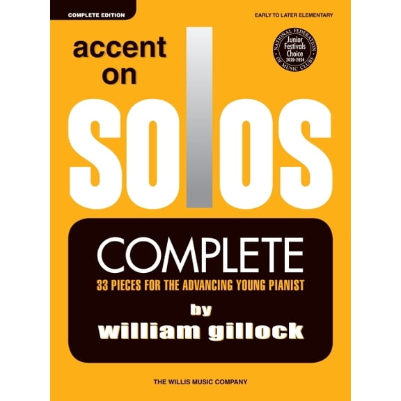 Accent on Solos - Complete: Early to Later Elementary Level, (Paperback)