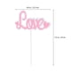 thumbnail image 4 of Valentine Food Picks Love Letters Cake Cupcake Toppers Romantic Muffin Fruit Decoration Pink 10Set, 4 of 4