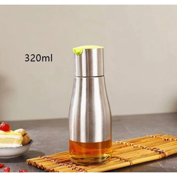 Hervidor de aceite de acero inoxidable de 1 pieza, botella de condimento de cocina for el hogar, botella de vinagre, salsa de soja, hervidor de aceite tipo boquilla