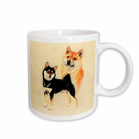 

3dRose Shiba Inu Ceramic Mug 15-ounce
