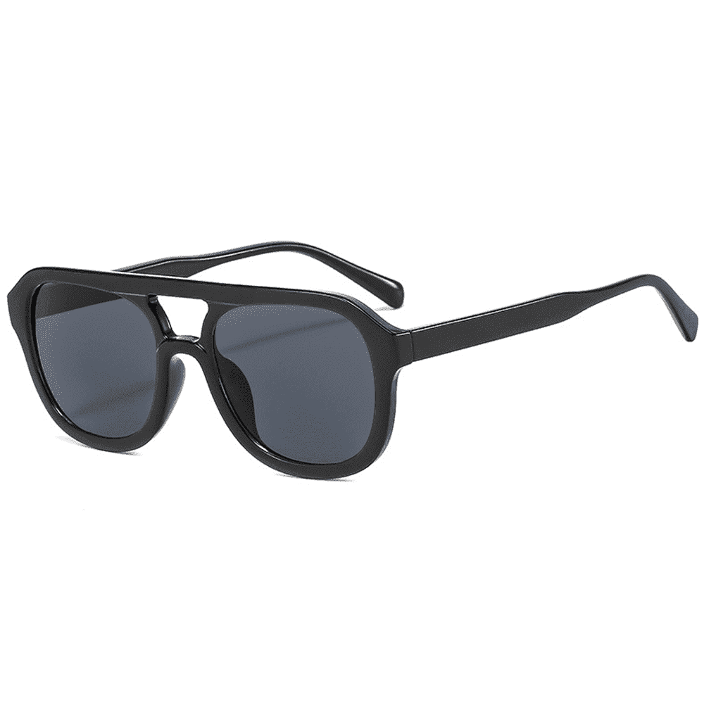 Plastic Frame Flat Top Aviator Sunglasses with UV400 Protection 7994col.2_2000x.jpg?v=1713389251 main image 3