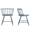 thumbnail image 5 of Weston Home Lydford Low Back Windsor Classic Dining Chairs, Set of 2, Blue Steel, 5 of 6