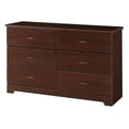 thumbnail image 3 of Home Square 2-Piece Set with 4-in-1 Crib & 6 Drawer Dresser in Espresso, 3 of 11