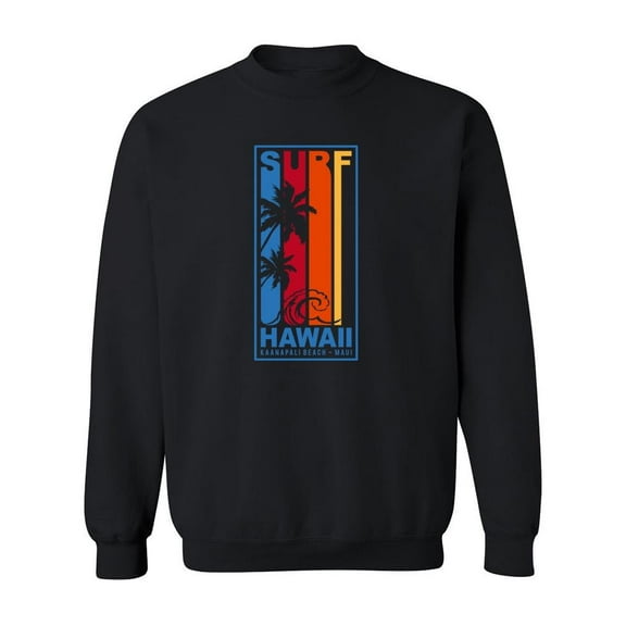 Hawaii Surfing. Sweatshirt Men -Image by Shutterstock, Male 4X-Large
