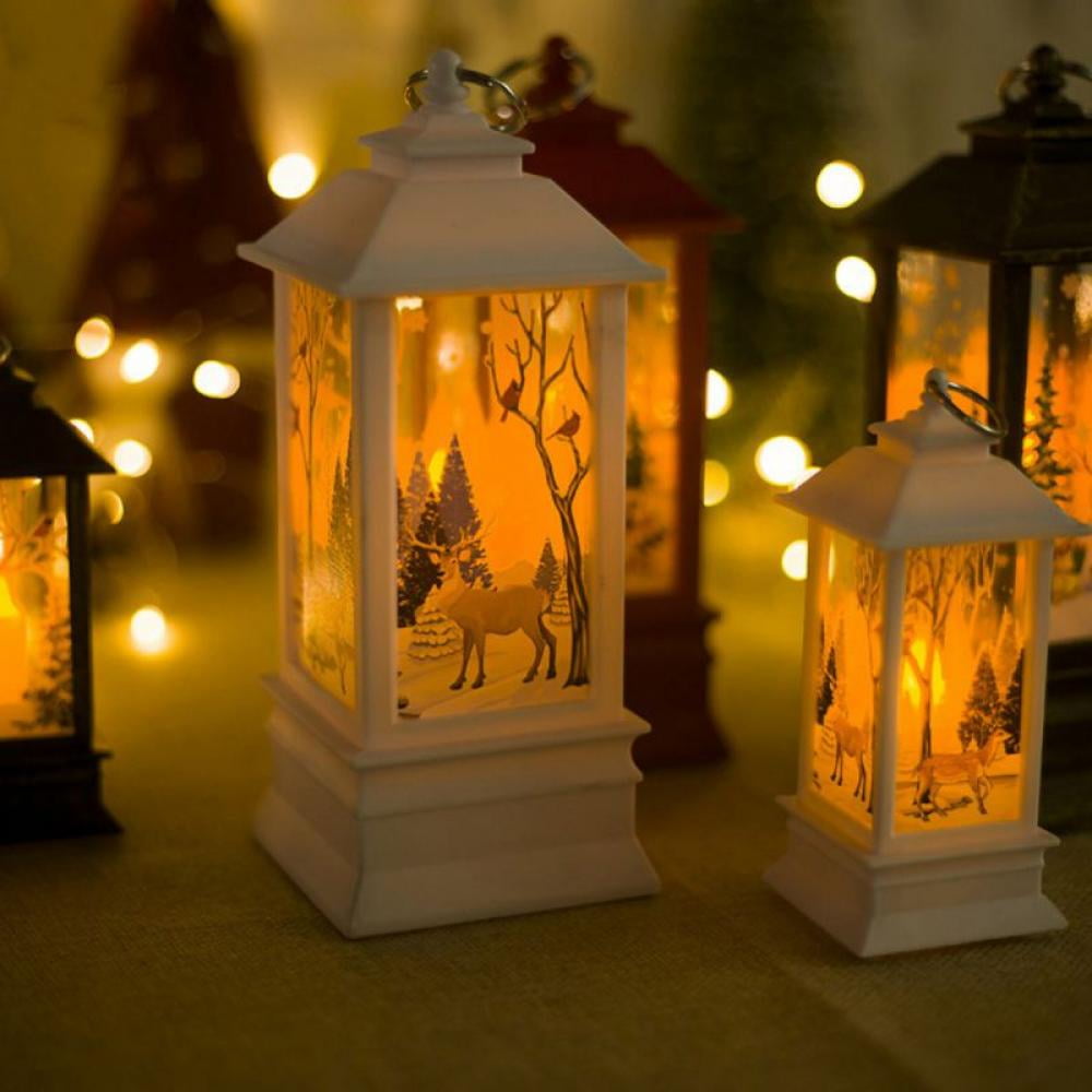 Details about   Christmas Candle Decorations Lantern Hanging Candlestick Party Vintage Decor