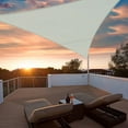 thumbnail image 2 of Yescom 1 pack 16'x16'x16' 97% UV Block Patio Awning Triangle Sun Shade Sail Canopy Grey Outdoor Garden, 2 of 9